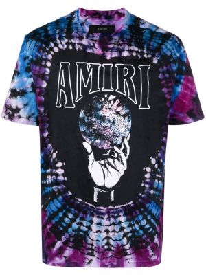 Памучна тениска с tie-dye ефект Amiri