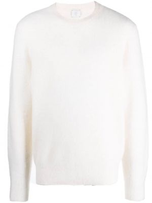Fleece πουλόβερ Eleventy λευκό
