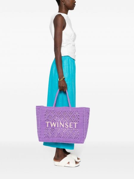 Shopper Twinset violet