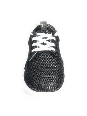 Sneakersy skórzane Trussardi czarne