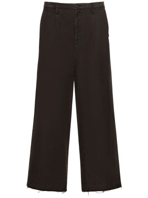 Pantalones de algodón oversized Doublet negro