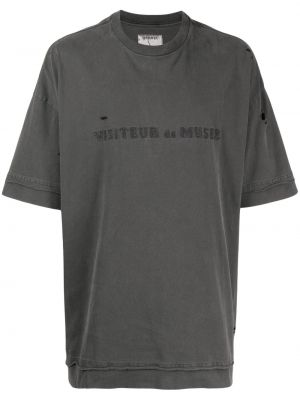Distressed t-shirt Musium Div. grau