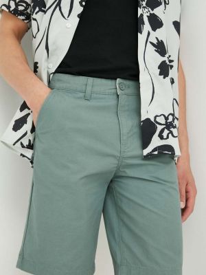 Pamučne kratke hlače Lee zelena