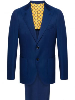 Vlnený oblek Gabo Napoli modrá