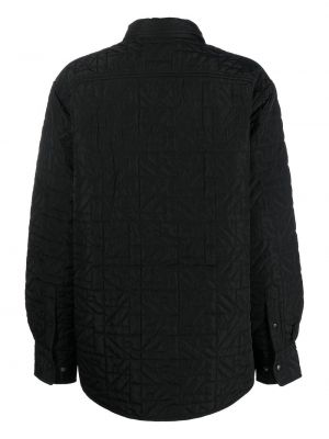 Pikowana koszula na guziki Nina Ricci czarna