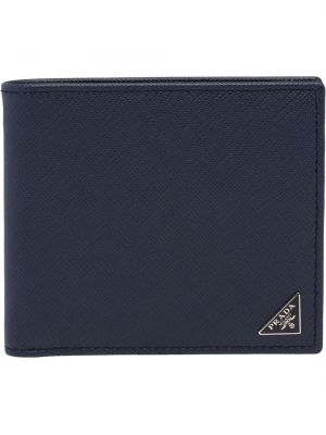 Cartera de cuero Prada azul