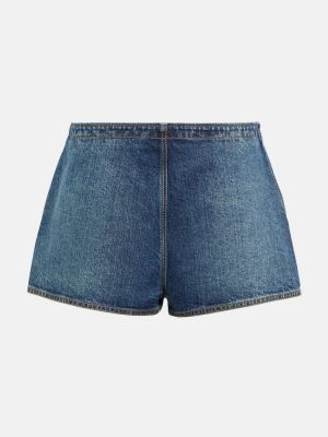 Shorts di jeans Alaã¯a blu