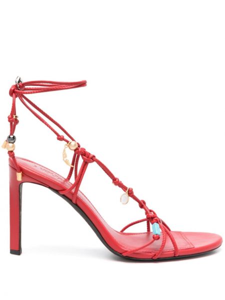 Kožené sandále Zadig&voltaire červená