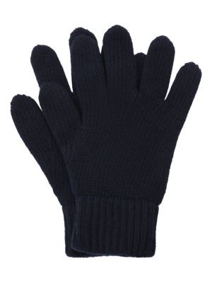 Кашемировые шерстяные перчатки Prada синие