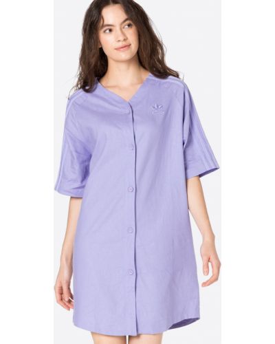 Robe chemise Adidas Originals violet