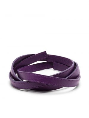 Bracelet en cuir De Grisogono violet