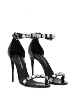 Sandales à imprimé en cristal Dolce & Gabbana