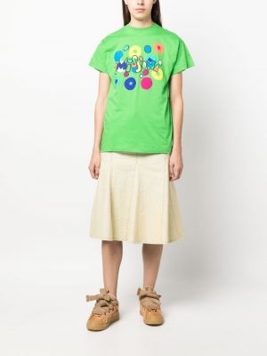T-shirt en coton à imprimé Missoni Pre-owned vert