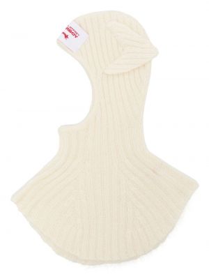 Cappello con visiera chunky Charles Jeffrey Loverboy bianco