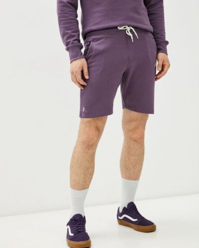 Фиолетовые спортивные шорты Запорожец Heritage