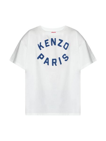 Biała koszulka z nadrukiem Kenzo