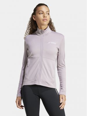 Bluză slim fit Adidas violet