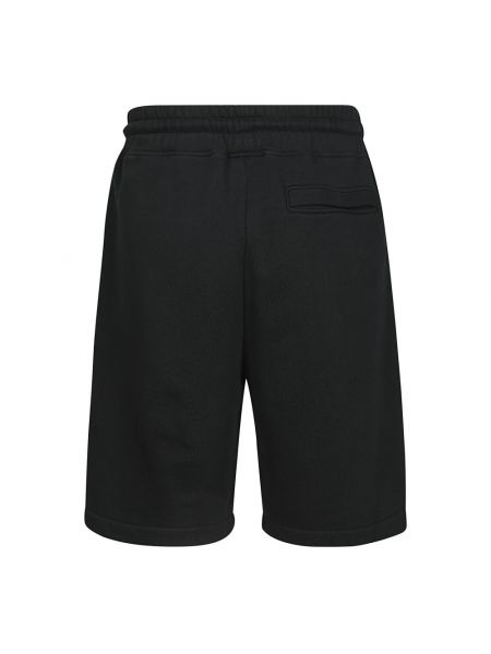 Pantalones cortos con bordado de algodón Marcelo Burlon negro