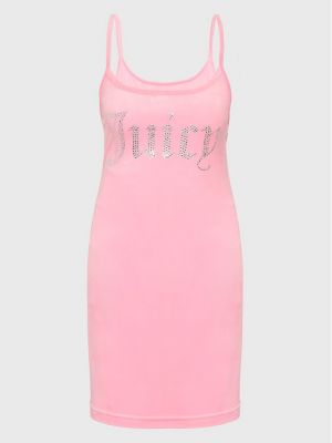 Рокля slim Juicy Couture розово