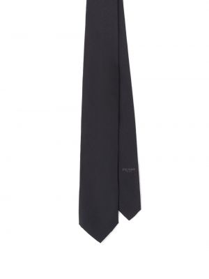 Вратовръзка с принт Prada черно