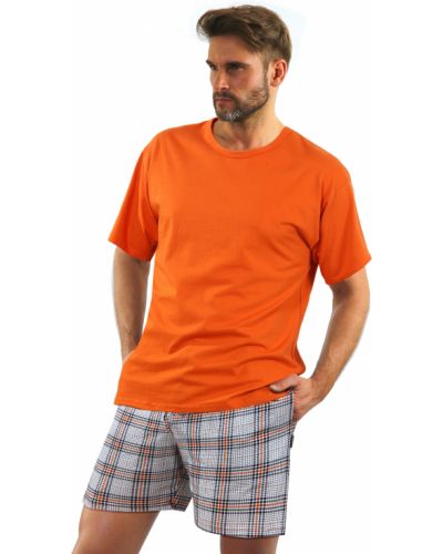 Пижама с джобове Sesto Senso оранжево