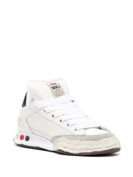 Sneakersy skórzane Maison Mihara Yasuhiro białe