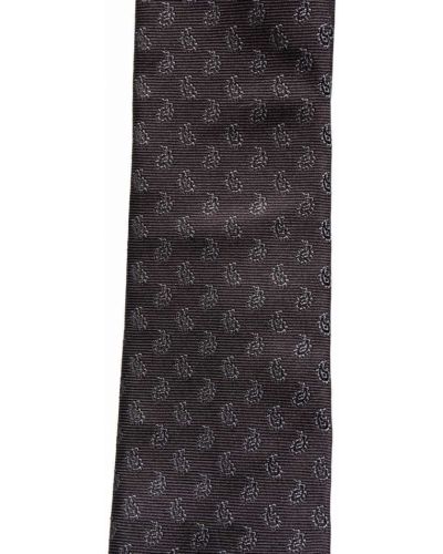 Corbata de seda de cachemir con estampado de cachemira Givenchy negro