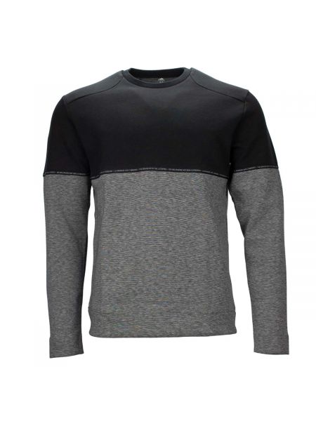 Флисовый пуловер Adidas серый