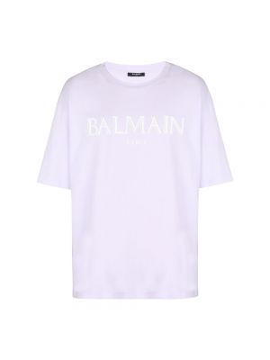 T-shirt oversize Balmain viola