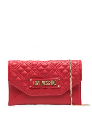 Clutch Love Moschino rød