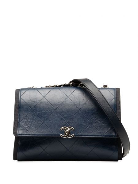 Reťazové tašky Chanel Pre-owned modrá