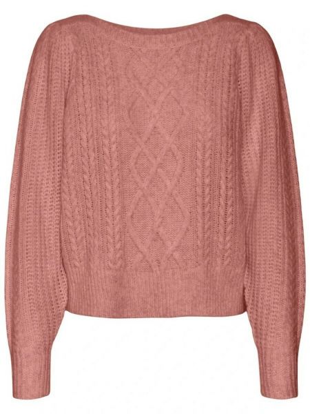 Sweter Vero Moda różowy