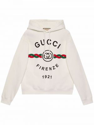 Džemperis su gobtuvu Gucci balta