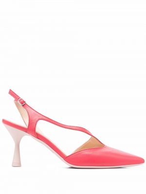 Slingback lær pumps Agl rosa