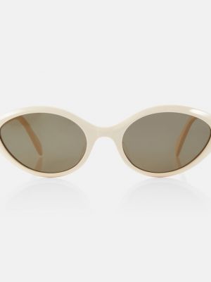 Белые очки солнцезащитные Céline Eyewear