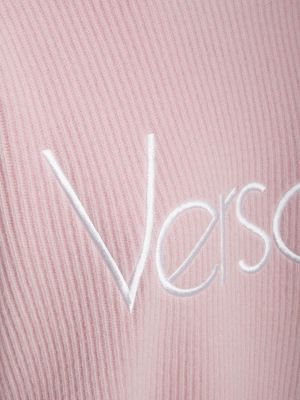 Suéter de punto Versace rosa