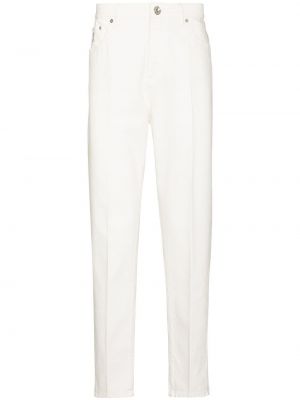 Pantaloni con stampa tie-dye Brunello Cucinelli bianco