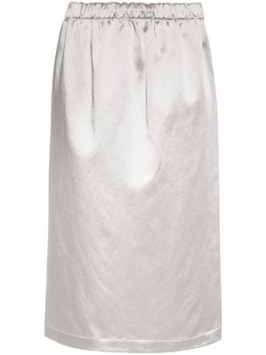 Saténové sukně Fabiana Filippi stříbrné