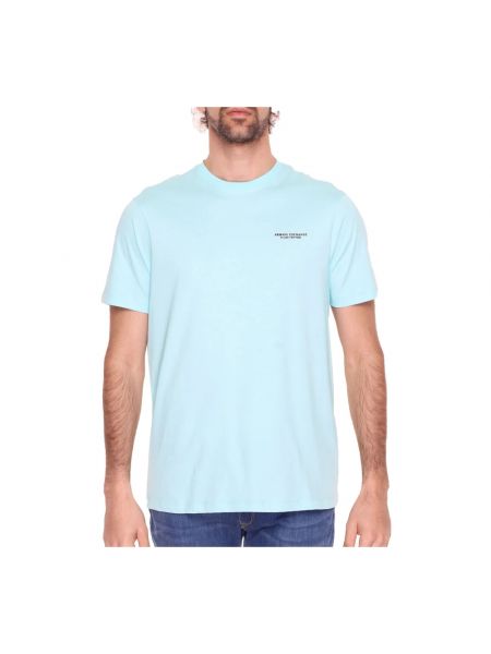 Koszulka Armani Exchange niebieska