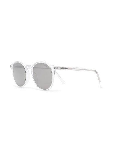 Transparenter sonnenbrille Moncler Eyewear weiß
