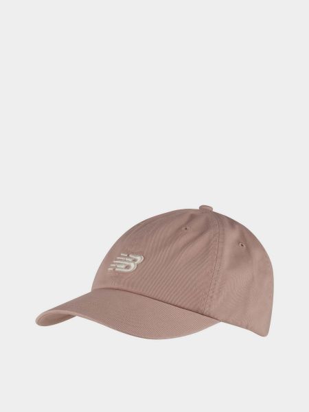 Бавовняна кепка New Balance рожева