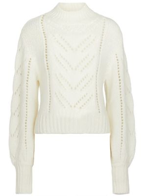 Пуловер Redvalentino бяло