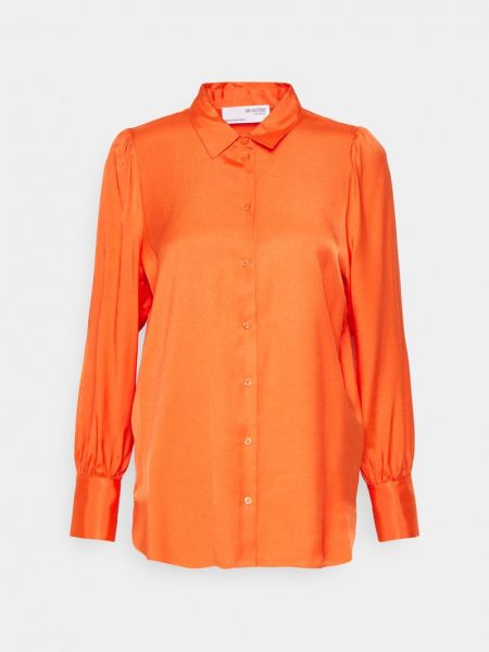 Koszula Selected Femme pomarańczowa