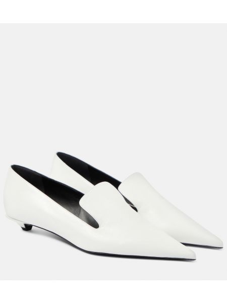Белые кожаные туфли Proenza Schouler