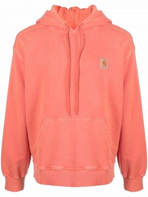 Bomull hettegenser Carhartt Wip oransje