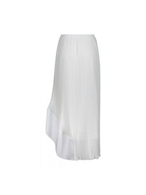 Falda midi plisada Lanvin blanco