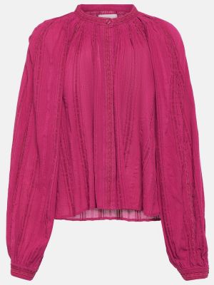 Bomull bluse Marant Etoile rosa