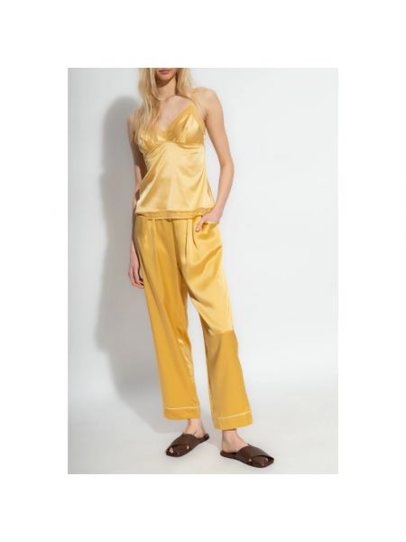 Pyjama mit plisseefalten Eres gelb