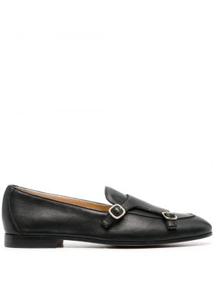 Pantofi loafer din piele cu cataramă Doucal's negru