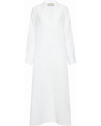 Sukienka długa Asceno - Biały